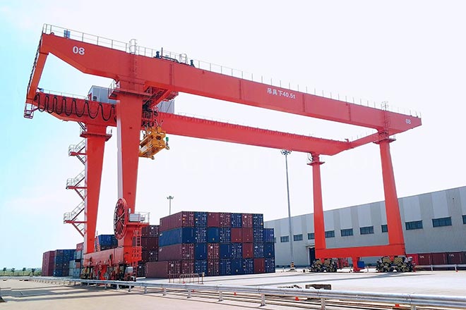 rail mounted gantry crane