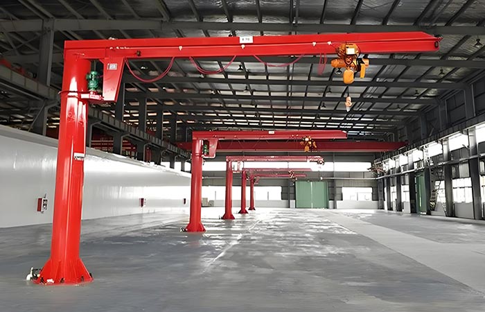 What are the types of cantilever cranes?