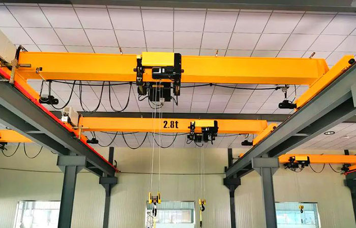 Electrical maintenance and operation of single girder crane